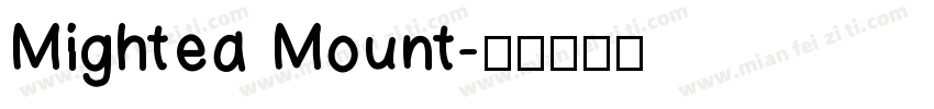 Mightea Mount字体转换